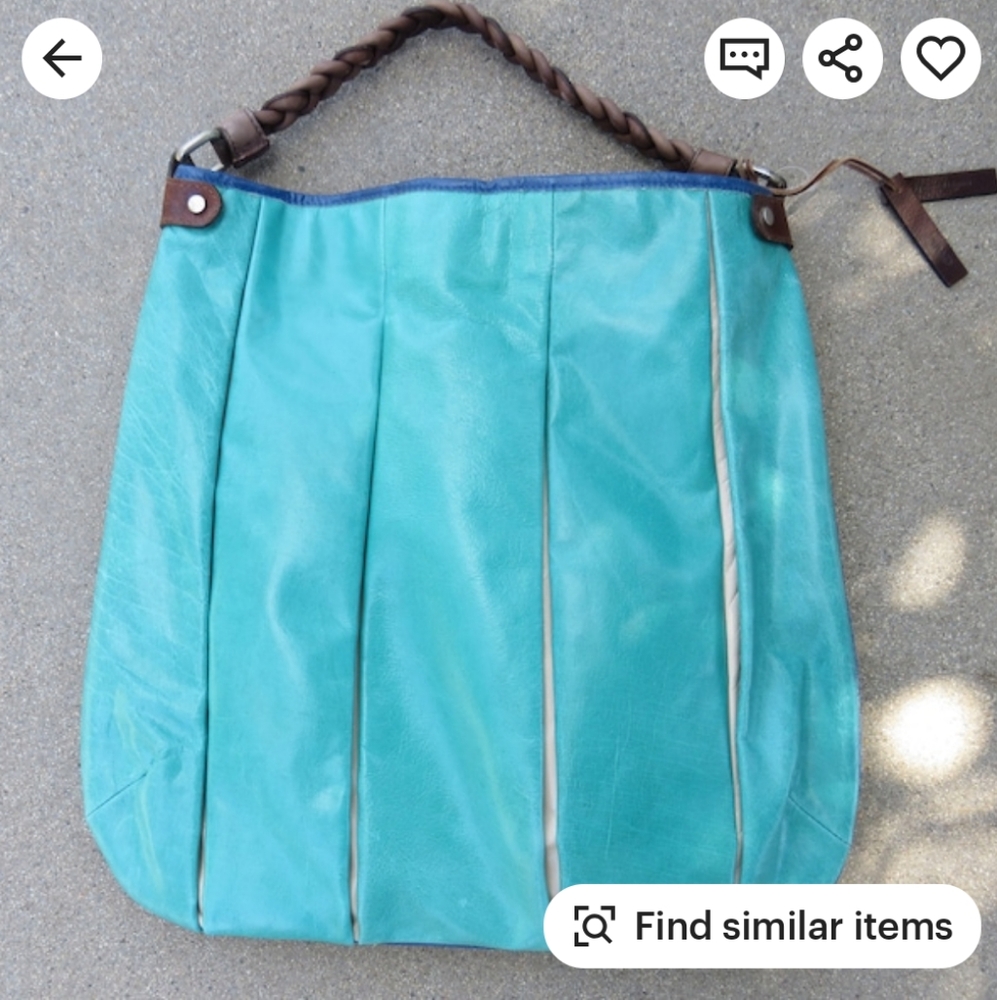 Anthropologie Tano leather bucket bag